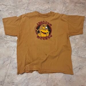 Vintage 90’s The Invaders Ska Tshirt Mustard Color Brewtown Ska Milwaukee